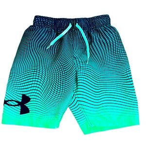 UNDER ARMOUR Youth Swim Shorts W/Inside Mesh and Outer Drawstring Size Medium